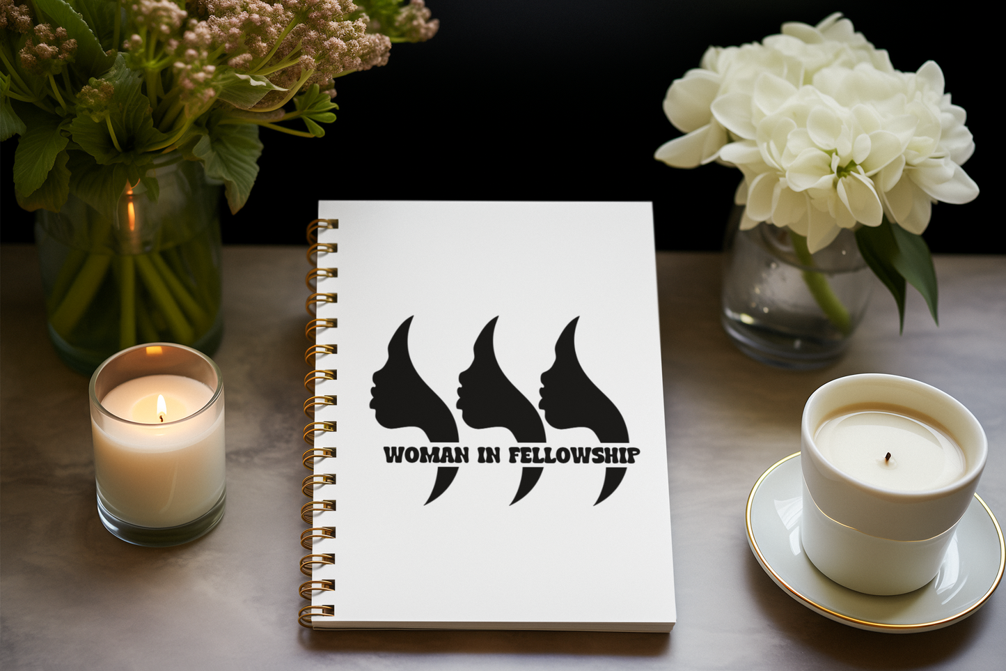 3 Minds Woman in Fellowship Notepad