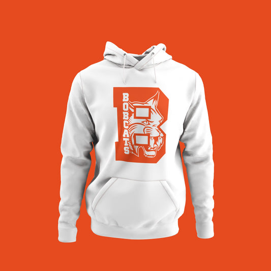 Bobcats Letter B with Bobcat Hoodie